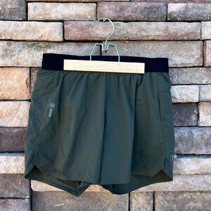 Roark Alta 5" Running Shorts | Size S | Green | Lined Trail Shorts